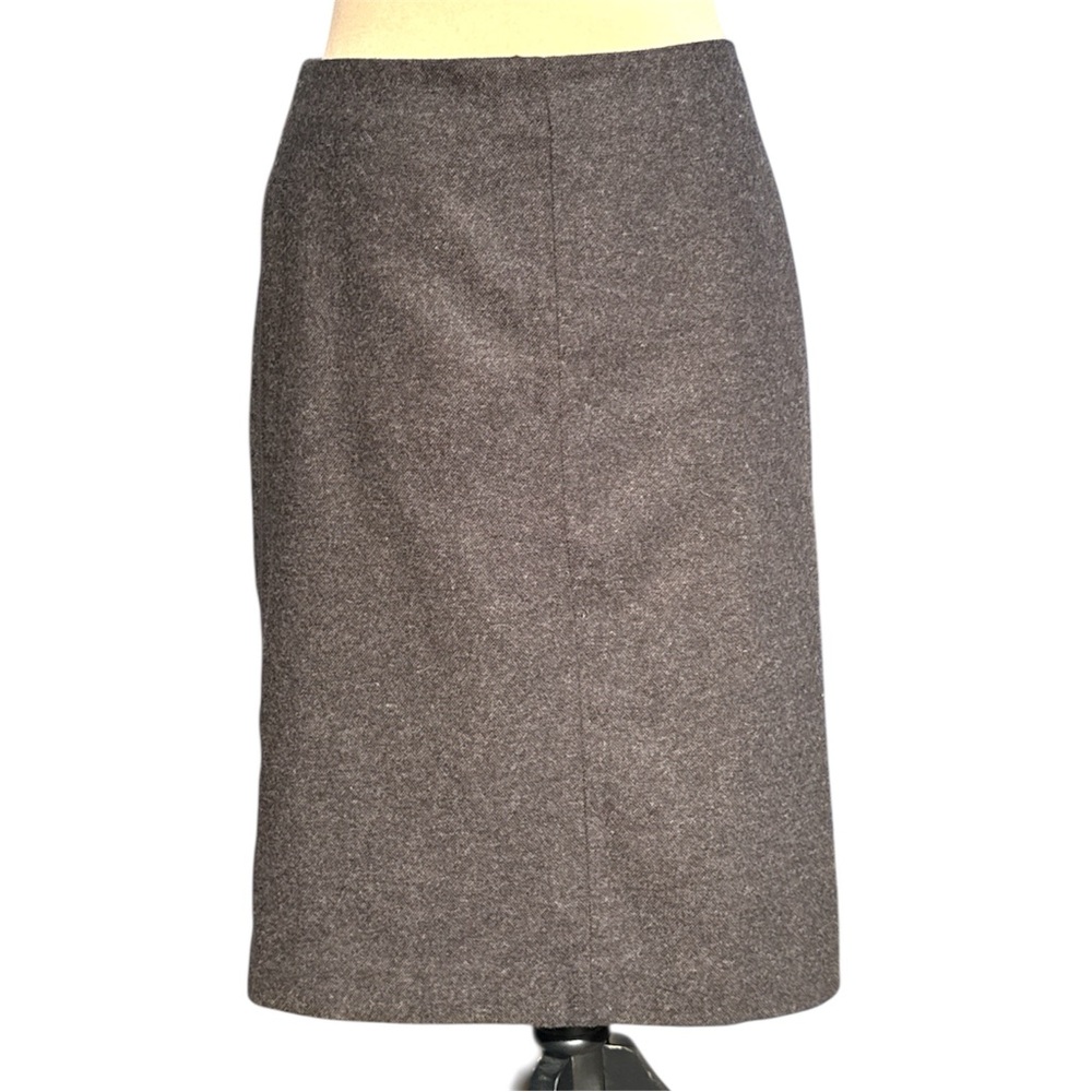 Gap Wool Blend A Line Brown Tweed Skirt Women's Size 4
